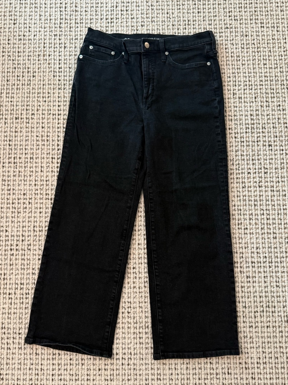 J. Crew Black Cropped Jeans